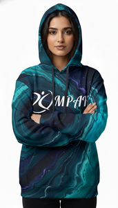 เสื้อฮู้ดดี้โอเวอร์ไซส์สไตล์ลำลองทันสมัย พิมพ์ลายแบบซับลิเมชั่นเนียนเรียบ สำหรับสตรีทแวร์และแฟชั่นแนวเมือง - Product Image 2