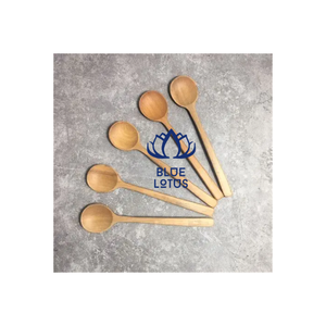 Cucharas de Madera con Diseño de Plantas Vintage Ecológicas, 5.8 Pulgadas, Cucharitas para Miel, Mermelada y Condimentos, Aptas para Lavavajillas, Venta al Por Mayor - Product Image 1