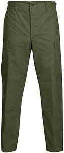 Pantalon cargo décontracté d'été pour homme, plusieurs poches, logo personnalisé, devant uni, coupe ample, jambe droite, tissu 100% coton pour homme - Product Image 5