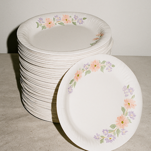 Assiette en papier kraft biodégradable de qualité alimentaire Eco, en bagasse vierge et paille de blé, pour vaisselle jetable - Product Image 2