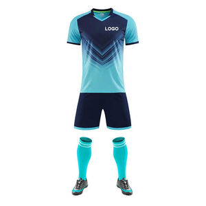 Vêtements de sport d'usine, vêtements de football pour hommes, maillot de football personnalisé pour jeunes avec logo et numéro, uniforme de football sublimé - Product Image 3