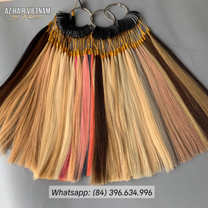 Anillo de color de cabello vietnamita para herramientas de salón de extensión de cabello humano Anillo de gráfico de muestra de teñido de cabello - Product Image 5