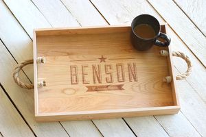Rectangular Wooden <b>Storage</b> <b>Tray</b> With Embossed Silver Inlay Distressed Finish Minimalist Design For Table Use Single Tier - Product Image 1