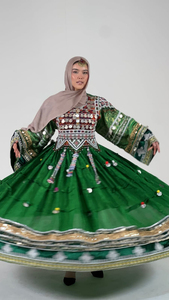 High Street Style Long Sleeves Women's Afghani <b>Dress</b> Dupatta All Season Customized Afghan Kuchi Vintage <b>Dresses</b> For Ladies - Product Image 4