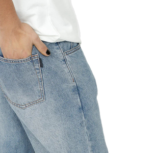 Jeans Casuales Rectos de Spandex/Algodón Personalizados - Secado Rápido, Transpirables, Resistentes al Viento, Cintura Media, Para Todas las Temporadas - Product Image 4