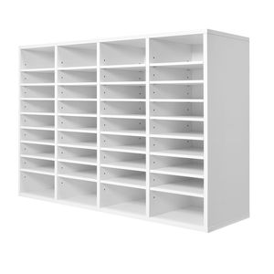 Organizzatore per Ufficio in Legno Regolabile con 36 Scomparti, in MDF per Scrivania e Cassetti - Product Image 1