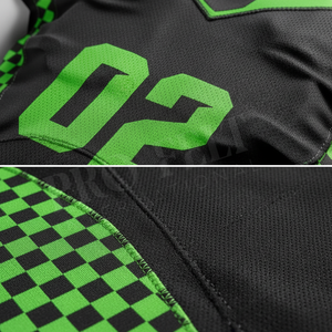 Ensemble de maillot et pantalon de football à col en V, haute résistance aux chocs, tenue d'équipe, vêtements de sport durables, kits de protection de haute qualité pour hommes - Product Image 4
