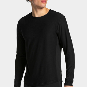 Sudadera de color sólido para hombre, material ligero de mezcla de algodón para comodidad y estilo durante todo el día - Product Image 6