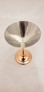 handcrafted luxury copper <b>goblet</b> fine handmade copper glass skilled artisan copper <b>goblet</b> detailed - Product Image 4