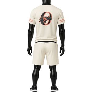 ชุดกีฬาฮอกกี้สำหรับผู้ชาย ชุดเสื้อเจอร์ซีย์และกางเกงขาสั้นโพลีเอสเตอร์ ชุดฝึกซ้อมทีม ชุดแข่งขันกลางแจ้ง เสื้อผ้าสำหรับการแสดงออกทางกีฬา - Product Image 2