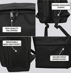 New Trendy Simple Student Schoolbag Mini Canvas Backpack Couple Bag Laptop Backpack Outdoor Travel Hiking School Bag - Product Image 2