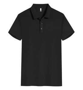 Polo de sport unisexe, couleur unie, haut de gamme, décontracté et professionnel, col laminé, en soie glacée respirante, manches courtes - Product Image 4