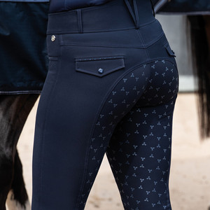 High Quality 4-way Stretch Horse Riding Breeches <b>Leggings</b> Tights <b>Equestrian</b> Wear Pants on Technical Fabric with Soft Feel - Product Image 4