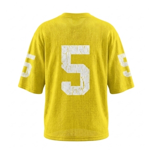 Custom Made Design American Football Fan Jersey High Quality Sublimation Printed Over <b>Size</b> Shirt Fully Customise Sports Shirt - Product Image 2