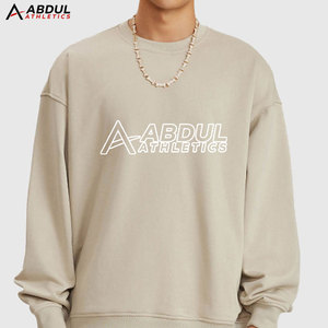 Sudadera de algodón para hombre con estampado personalizado y corte holgado, ideal para conjuntos de ropa urbana a la moda. Sudadera para hombre. - Product Image 3