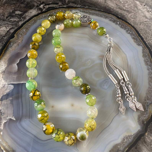 Accesorios de Oración Tasbih Tradicionales Hechos a Mano y Ecológicos con Cuentas de Resina Natural - Venta al por Mayor - Product Image 1
