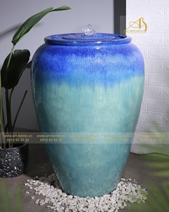 Dispositif d'eau en béton léger avec décoration de jardin en fibre de verre Design de paysage Vietnam Factory - Product Image 1