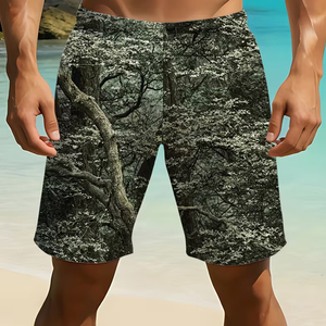 Eco-friendly Digital Print Hunting Camouflage Work Short 100% Cotton Heavyweight Knitted Sweat Shorts Summer <b>Tree</b> Men's Shorts - Product Image 2