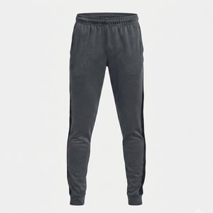 High Sale Custom Mens Solid Color <b>Knitted</b> Tracksuit <b>Set</b> Stand Collar Full Zip Sporty Autumn Wear Breathable Polyester Activewear - Product Image 5
