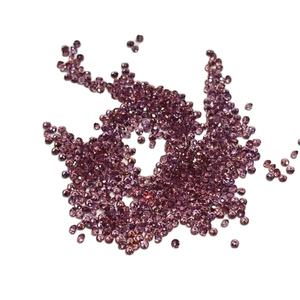 Rhodolite rose naturel à facettes lâches 1.30mm pierres précieuses rondes brillantes pour la fabrication de bijoux - Product Image 2