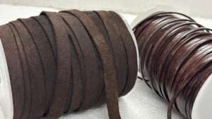 Tiras de Cordón de Cuero Genuino Natural con Acabado Encerado Ecológico para Bolsos, Prendas, Zapatos, Joyería, Collares y Pulseras Trenzados - Product Image 3