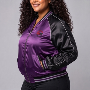 Veste en satin pour femme, best-seller, avec tissu doux et lisse, design élégant, coutures de qualité, coupe confortable, vêtement décontracté, veste en satin - Product Image 6