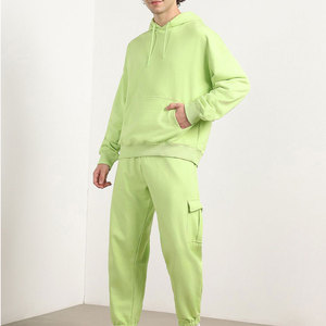 Conjuntos Deportivos de Invierno para Hombre, Ropa Deportiva Personalizada de 2 Piezas, Sudaderas con Capucha para Correr, Gimnasio, 100% Algodón, Transpirable, de Secado Rápido - Product Image 2