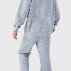 2026 Custom Puff Print Tracksuit <b>Men</b> Heavyweight Terry Cotton Oversized Wide Leg Sweat Suit Winter Streetwear - Product Image 4