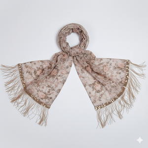 Embroidered Scarf Manufacturer Elegant Modern Durable Premium Fabric Fashion OEM ODM Custom Supplier Europe - Product Image 5
