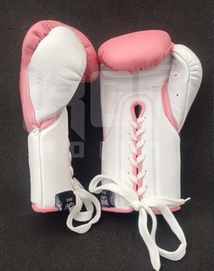Guantes de Boxeo Profesionales Personalizables, Sin Boxeo No Hay Vida, con Cordones, Cuero Vacuno de Primera Calidad, Acolchado Grueso de 4 Capas, Gran Venta - Product Image 3