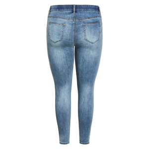 Jeans de Cintura Alta Elásticos, Nuevo Estilo, para Chicas, Damas y Mujeres, Jeans Ajustados con Efecto Levanta Glúteos, Pantalones de Mezclilla Ajustados, Jeans Transpirables para Mujer - Product Image 3