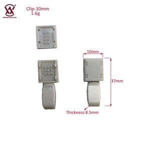 Cordón de insignia de identificación de plástico POM de alta resistencia con Clip separable de seguridad Clip de insignia de hebilla integrada estilo profesional - Product Image 1