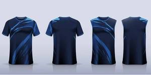Nouveau T-shirt unisexe sportif surdimensionné en polyester/coton respirant à séchage rapide, teinture unie, OEM pour hommes - Product Image 5