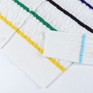 men Autumn Casual Eco-Friendly Custom Logo Wholesale <b>Cardigan</b> <b>Sweater</b> Coat with Button 100% Cotton <b>Cardigan</b> <b>Sweater</b> - Product Image 3