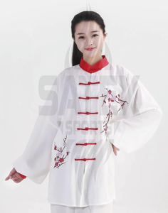 Custom Design Low MOQ 100% Cotton Kung Fu Uniform Art Team Wear Lightweight Custom Colors & Logo High Quality Set For Sale - Product Image 4