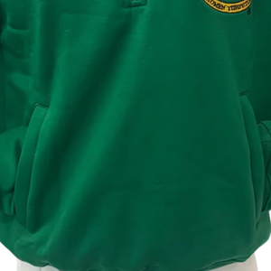 Sudadera de Forro Polar Verde con Cierre de Cremallera de un Cuarto para Mujer, con Letras Griegas, de Invierno, Calidad Premium, Casual, de Sorority Inc. - Product Image 3