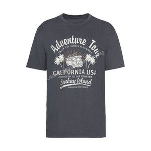 Camiseta de Hombre al por Mayor, 240 Gramos, Ligera, 100% Algodón, Impresión Digital, Corte Regular, Transpirable, de Secado Rápido - Product Image 1