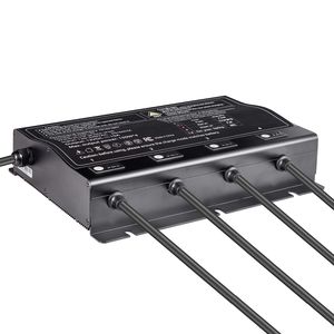 Caricabatterie Marino 4 Banchi 10A 12V Onboard Smart Board per Batterie al Litio IP68 Impermeabile per Barche - Product Image 1