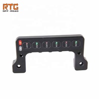 Panel de Interruptores de 6 Canales con Manija, Accesorios Profesionales 4x4, Controlador Inalámbrico de 12V/24V CC para Toyota HIACE