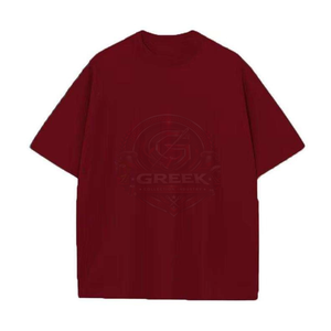 T-shirts unis pour hommes, coupe ample, respirants, séchage rapide, doux, 100% coton, décontractés, col rond, manches courtes, impression numérique personnalisée - Product Image 6