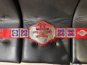 NWA <b>Television</b> Premium Custom Wrestling Championship Belt CNC Machined 6mm Metal Original Leather Strap - Product Image 3