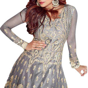 Robe de soirée pour femme 2026, ensemble trois pièces fantaisie, broderie lourde, en mousseline, style pakistanais, robe de mariée traditionnelle de luxe, créateur Forma - Product Image 4