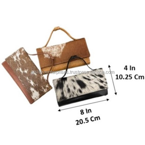 Nouvel arrivage de pochette en cuir de vachette pochette portefeuille luxe cheveux sur la peau porte-carte de crédit en cuir véritable portefeuille cadeau femmes - Product Image 2