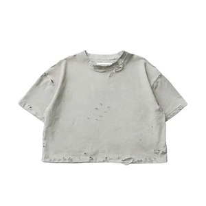 เสื้อยืดคอกลมแขนสั้นทรงโอเวอร์ไซส์ ผ้าคอตตอนเจอร์ซีย์ ผู้ชาย สไตล์ลำลอง ลวดลายพิมพ์แบบสั่งทำ ระบายอากาศได้ดี ทรงปกติ - Product Image 2