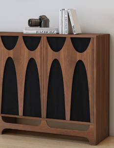 Modern design Luxury High Quality Mango Wood Cabinet with adjustable shelves Stackable Indoor Design for suitable everwhere - Product Image 4