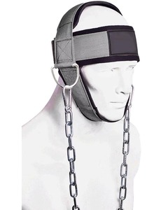 Harnais de musculation réglable robuste pour le cou, en coton/polyester, personnalisable (couleur/logo) - Product Image 5
