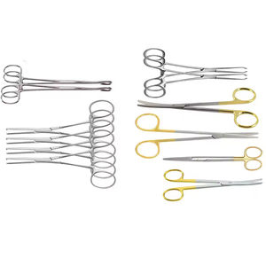 Juego de 13 Piezas de Instrumentos Médicos Manuales de Acero Inoxidable para Estudiantes de Medicina: Pinzas, Tijeras, Portaagujas, Kit de Sutura - Product Image 3