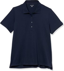 T-shirt décontracté en jersey tricoté respirant à manches courtes de couleur unie pour femme - Product Image 1