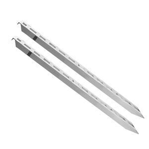 Set di 2 Rampe di Carico in Alluminio Resistente 72 x 15 Pollici, Capacità Combinata 6000 Libbre, con Piastra Antiscivolo per Rimorchi - Product Image 5