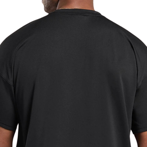 T-shirt de performance surdimensionné pour homme, respirant, léger, pour la gym, l'entraînement, le sport, noir - Product Image 6